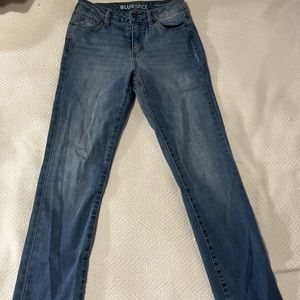 Blue spice skinny jeans